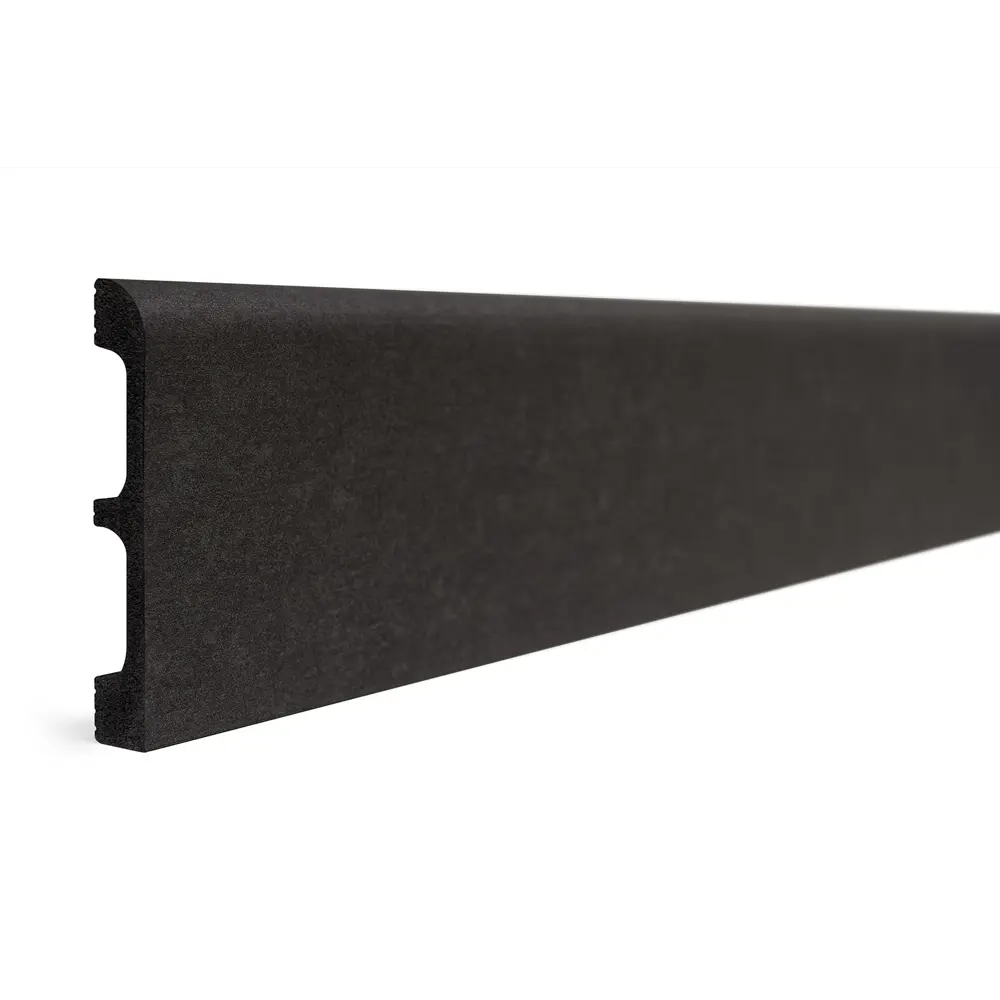 Молдинг настенный полистирол ударопрочный Decor-Dizayn 706-94 графит 80x13x2400 мм 85473618 STLM-2090336 