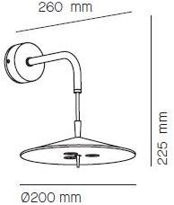 Milan Iluminacion Настенный светильник из алюминия с фиксированным кронштейном Pla 6923-6924 - Вид №3