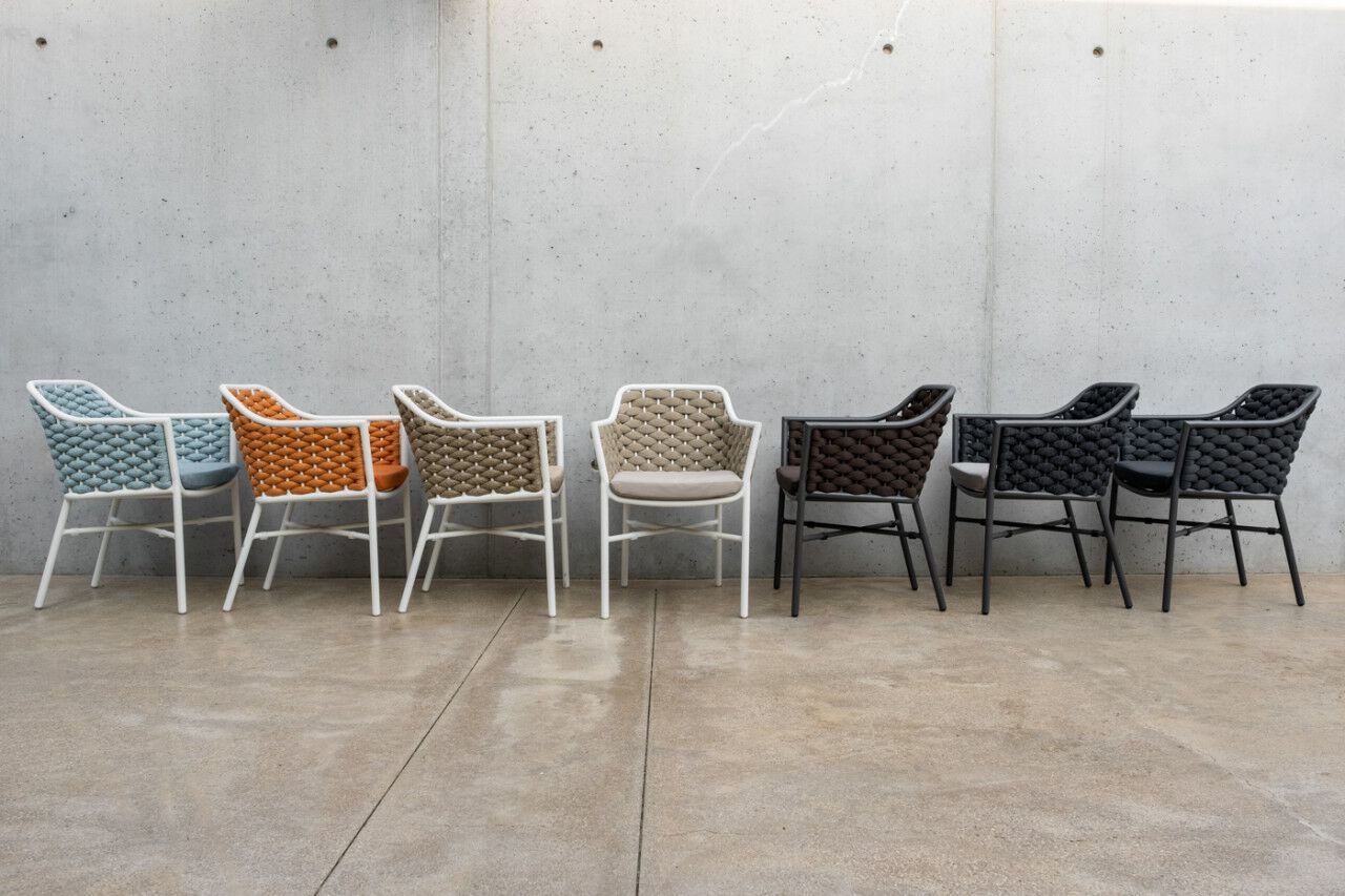 Штабелируемый садовый стул с подлокотниками DRIGANI любовь ARCH-00108110 - Вид №6