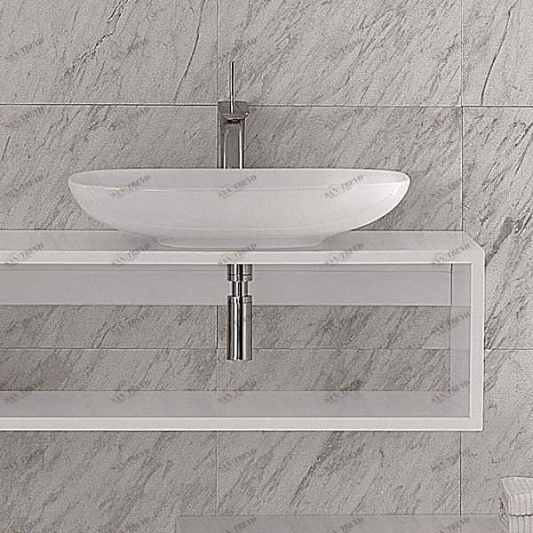 31CL Накладная раковина на столешницу  овальная Olympia Ceramica 