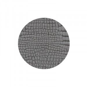 98143 CROCO silver-black подстаканник круглый, диаметр 10 см, толщина 2мм;LIND DNA