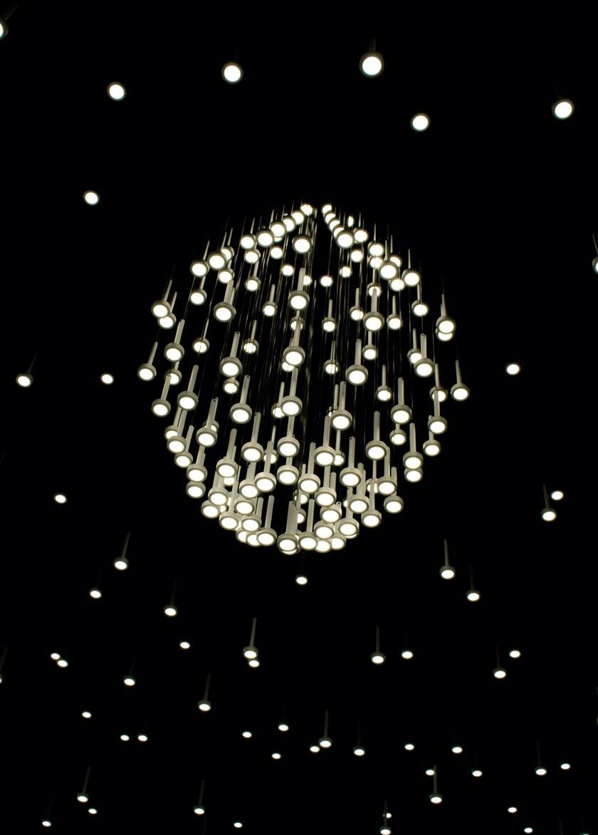 Euroluce Lampadari Светодиодная металлическая люстра sun-id-1512860 - Вид №3