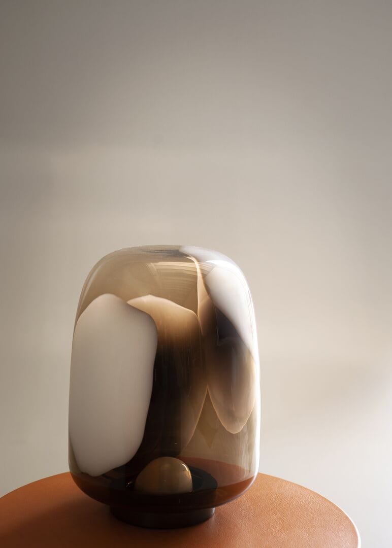 Светодиодная настольная лампа из дутого стекла Baxter Хайку ARCH-00062519 - Вид №3