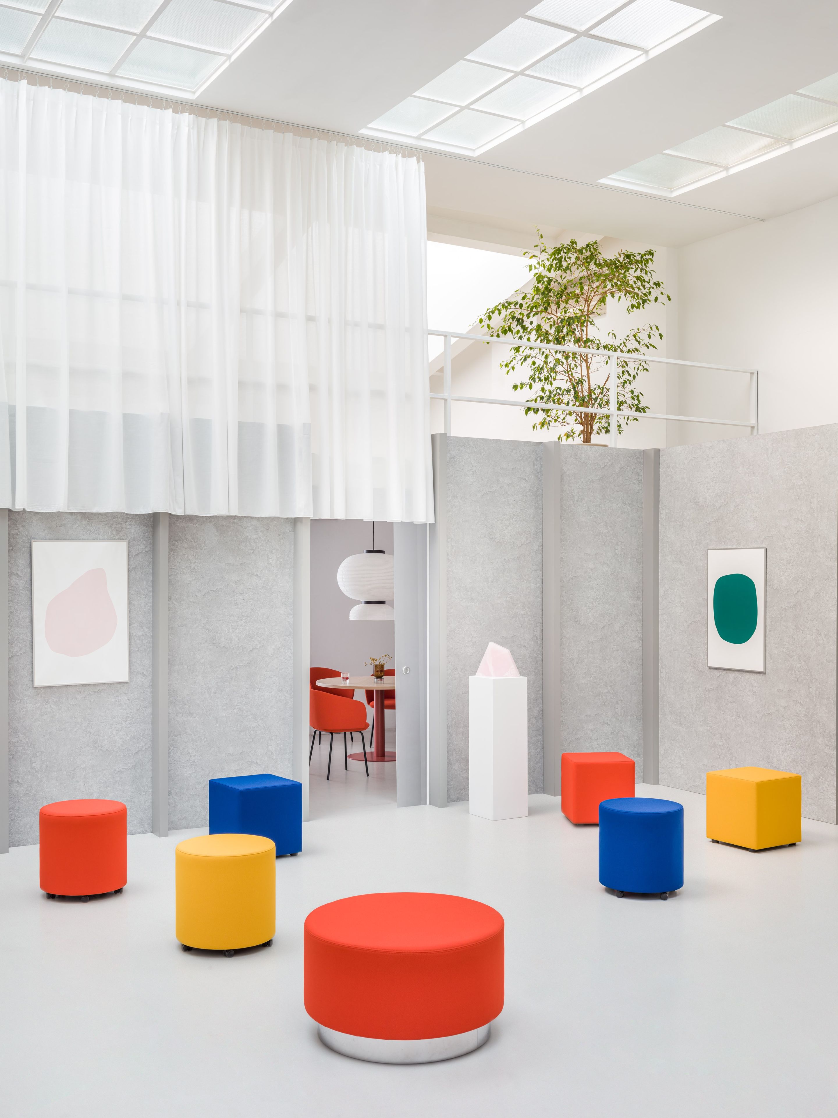 Овальный модульный пуф из ткани MDD Mix ARCH-00127707 - Вид №6