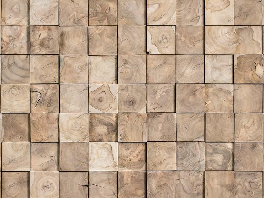 Wonderwall Studios Объемная тиковая облицовка интерьеров Mixed salvage sun-id-1451427