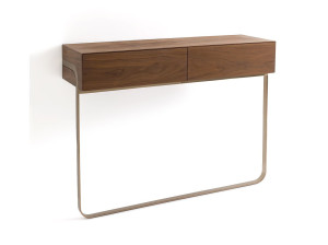 Деревянная прямоугольная консоль с ящиками