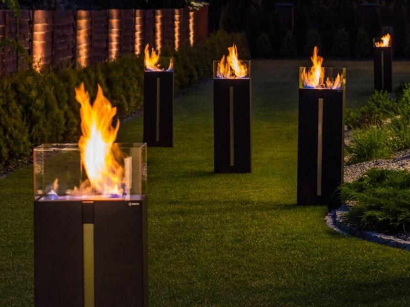 Kratki Отдельностоящий камин из стали и биоэтанольного стекла sun-id-1383766 - Вид №5