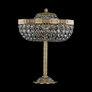 Лампа настольная хрустальная 48х35 см золотая Bohemia Ivele 19013L6/35IV G BOHEMIA IVELE КЛАССИЧЕСКИЕ 00-3889214 Золото;прозрачный