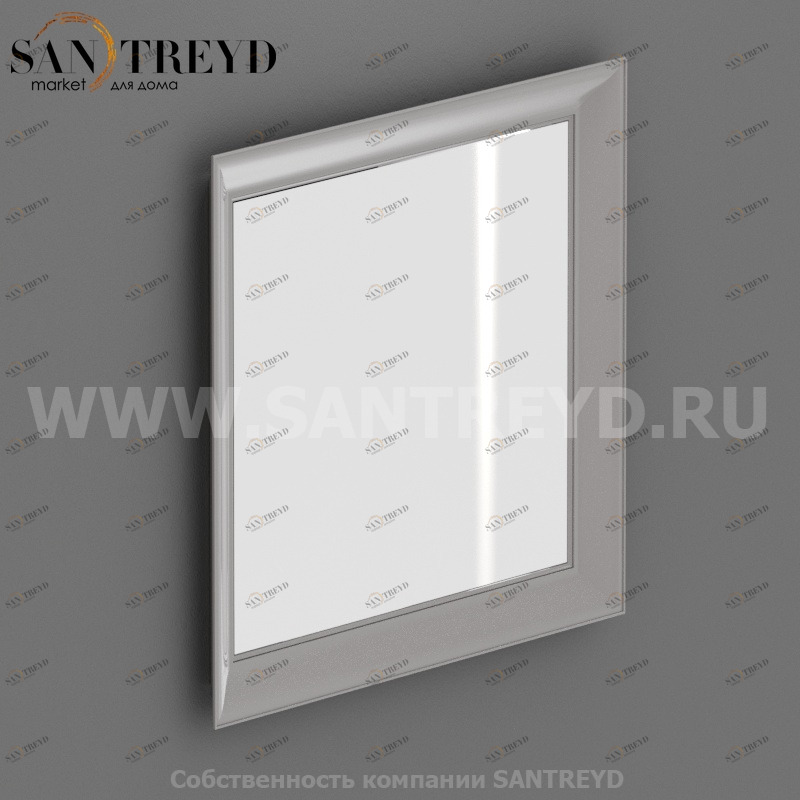 PS101CT Зеркало 100 см цвет Серебряный пион Globo Paestum Италия Ceramica Globo