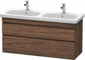 DS649802121 Тумбочка подвесная DuraStyle #DS6498 1230 x 448 мм Орех темный декор