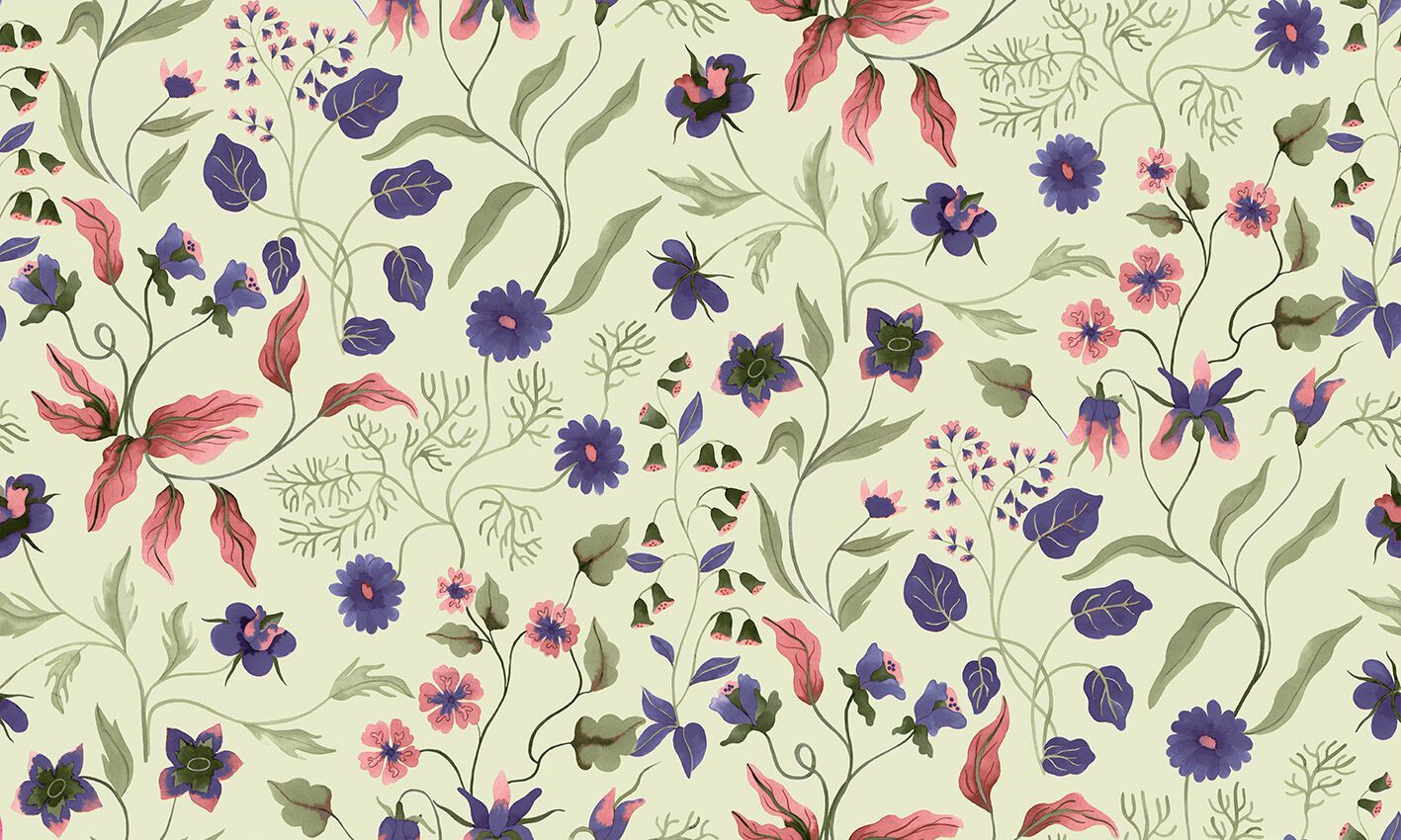 Обои с цветочными мотивами Jannelli&Volpi FIORDALISO ARCH-00003100 - Вид №2