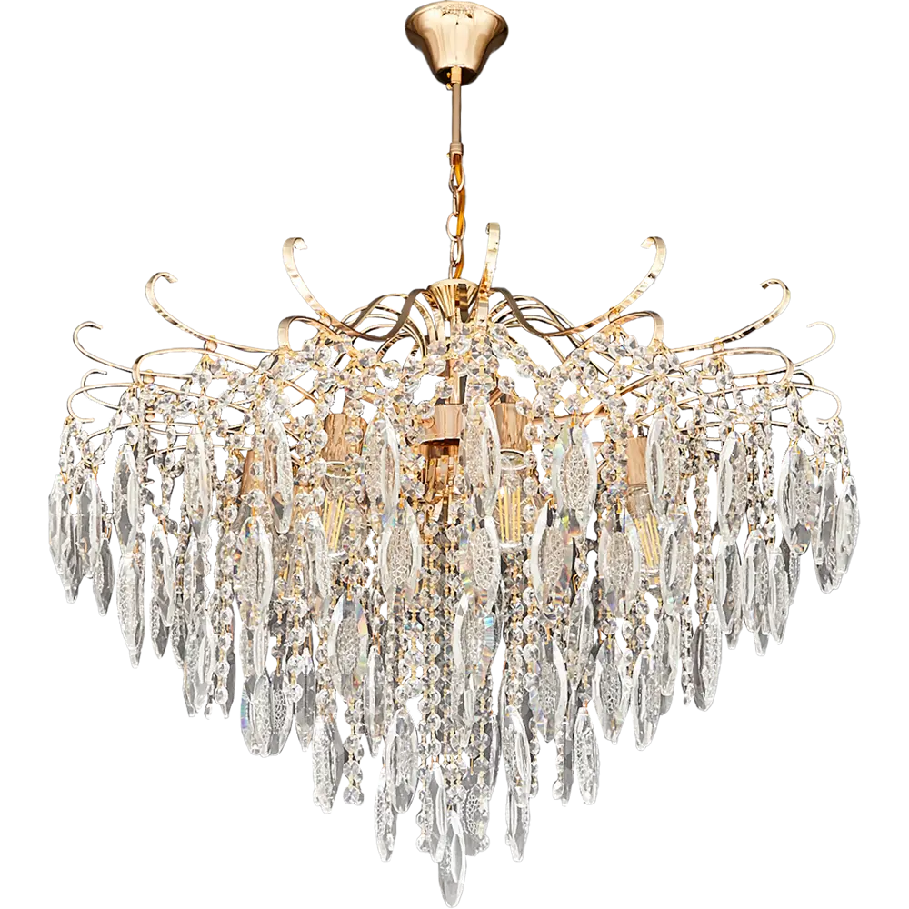 Люстра каскадная потолочная De City Бриз 8 ламп 24 м² E27 220 V STLM-2023475 - Вид №2