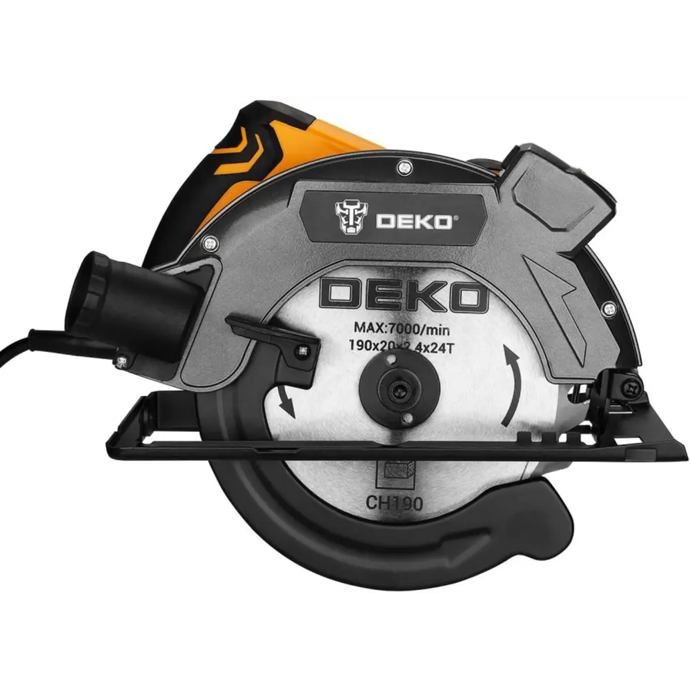 Циркулярная пила Deko DKCS1900 для точных распилов древесины и пластика 89366106 STLM-0845523 - Вид №1