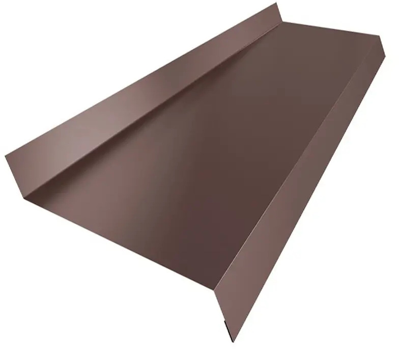 91333782 Отлив оцинкованный Profbuild 2000х50мм коричневый STLM-0897796