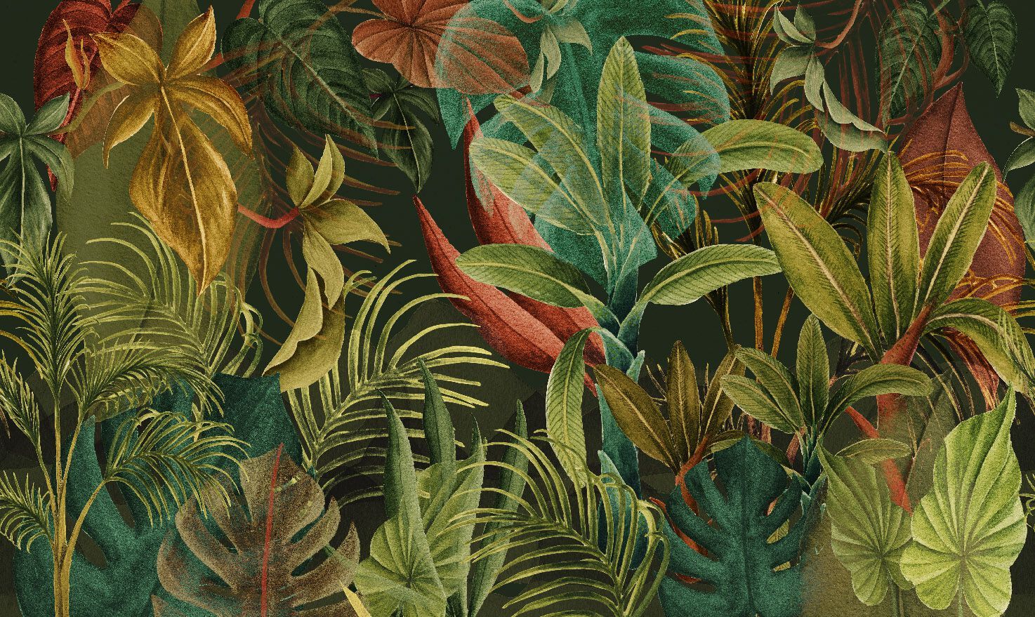 Обои с цветочными мотивами Jannelli&Volpi TAHUATA ARCH-00138840 - Вид №3