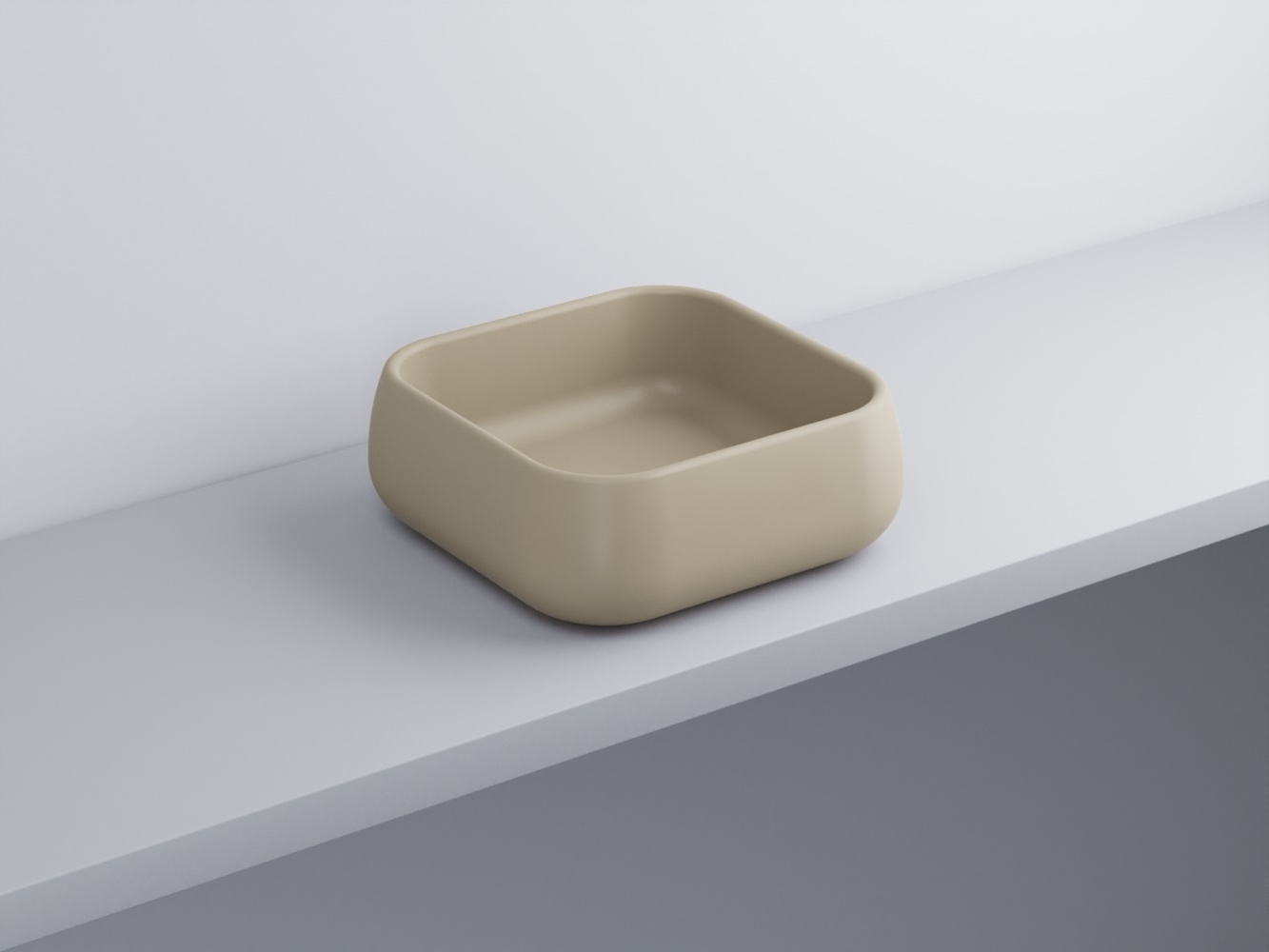 SHLAA40-AV Раковина накладная прямоугольная 40 cielo Shui Ceramica Cielo