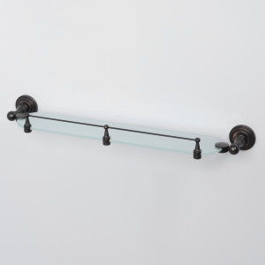 K-7344 Isar (ранее К-7324) Полка стеклянная с бортиком WasserKRAFT