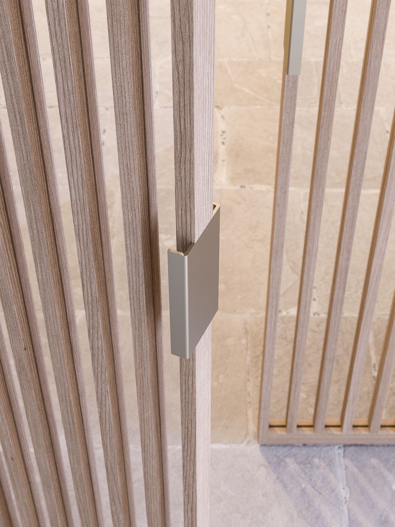 Стеклянная висячая дверь ADL Line ARCH-00010494 - Вид №1