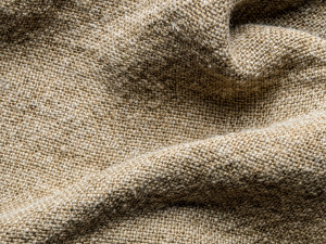 Льняная однотонная ткань