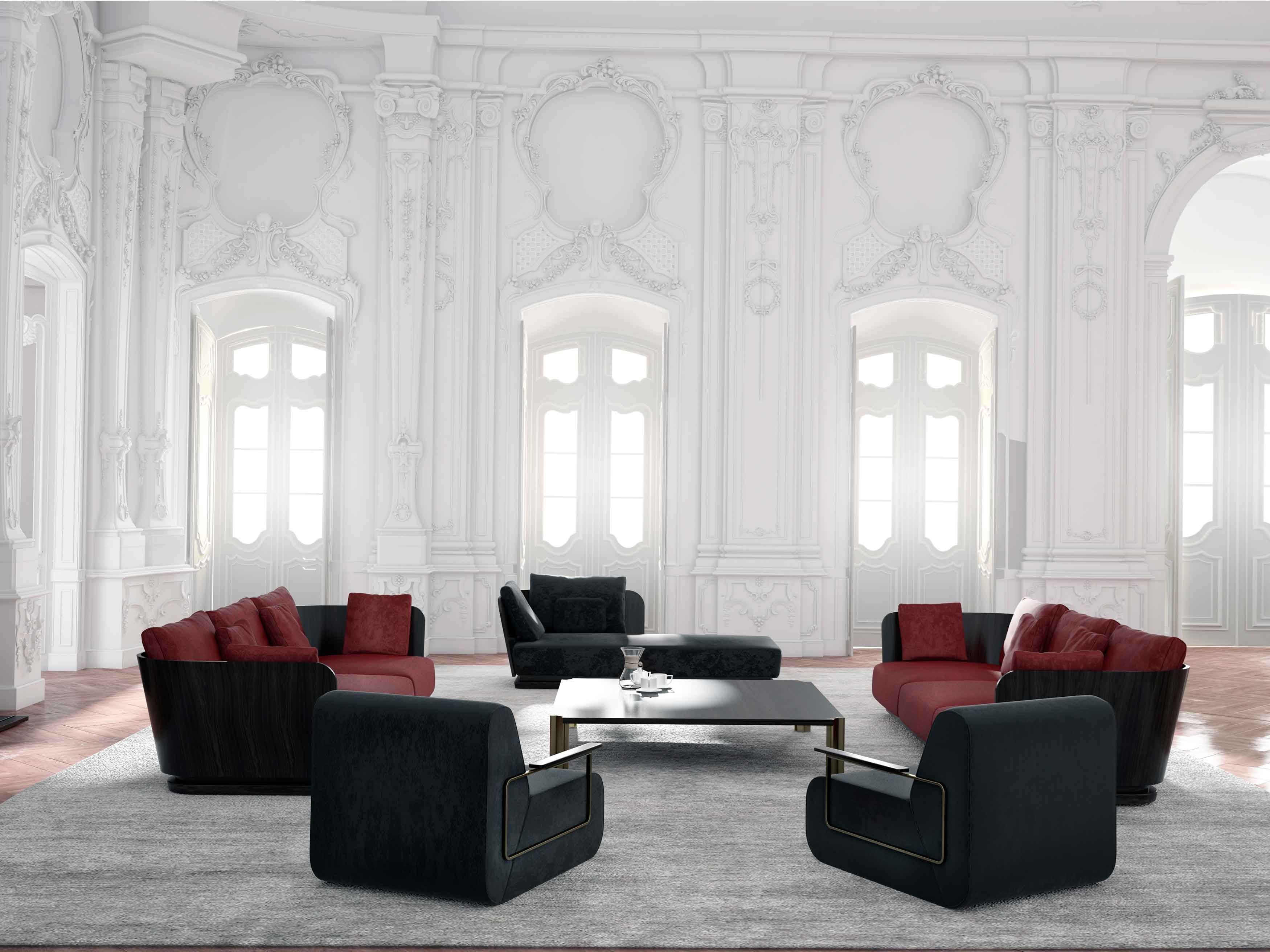 3-местный тканевый диван Punt Amor Cortese ARCH-00031696 - Вид №7