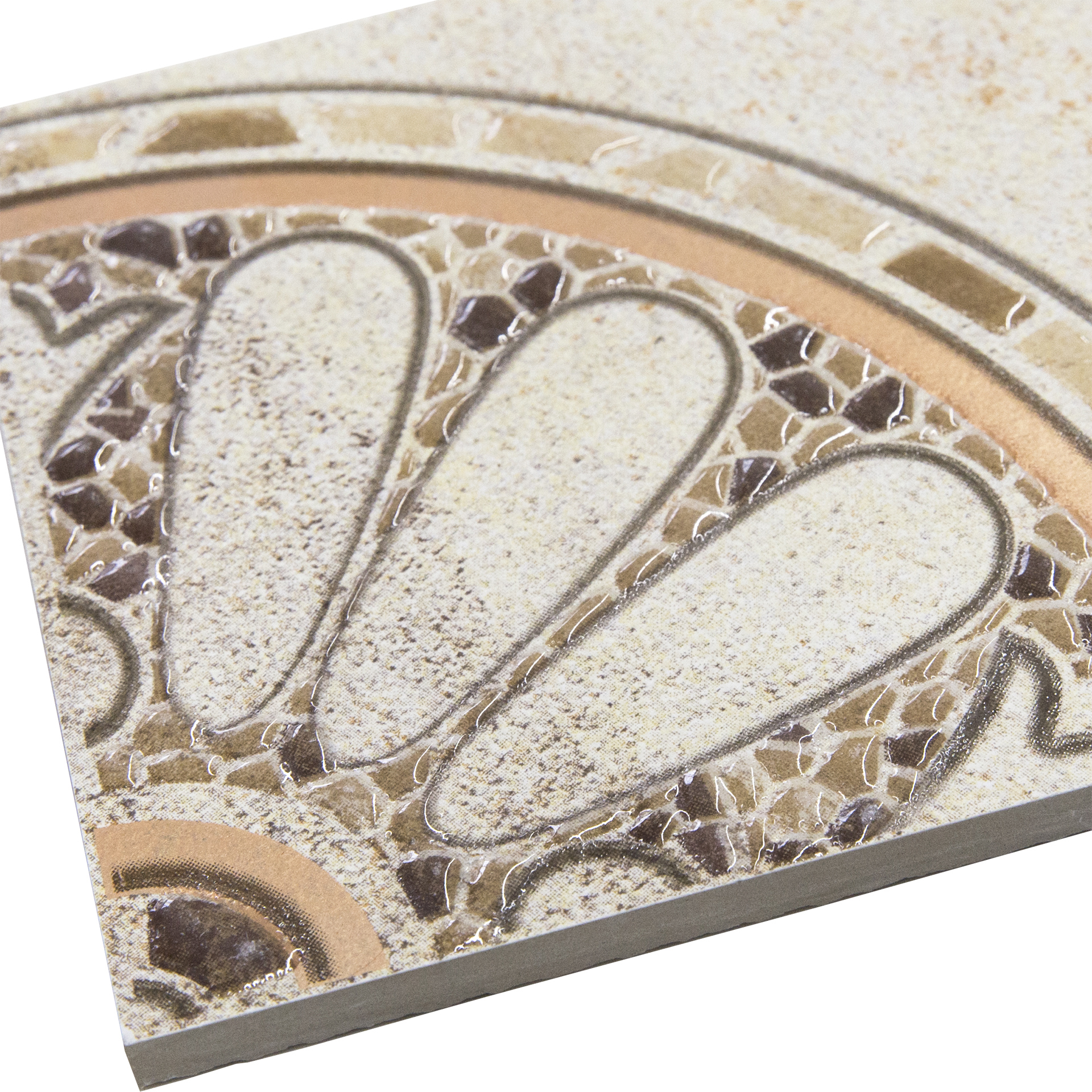 LB CERAMICS Тенерифе - Угловая декоративная вставка 14×14 см 88295556 STLM-0077478 - Вид №1