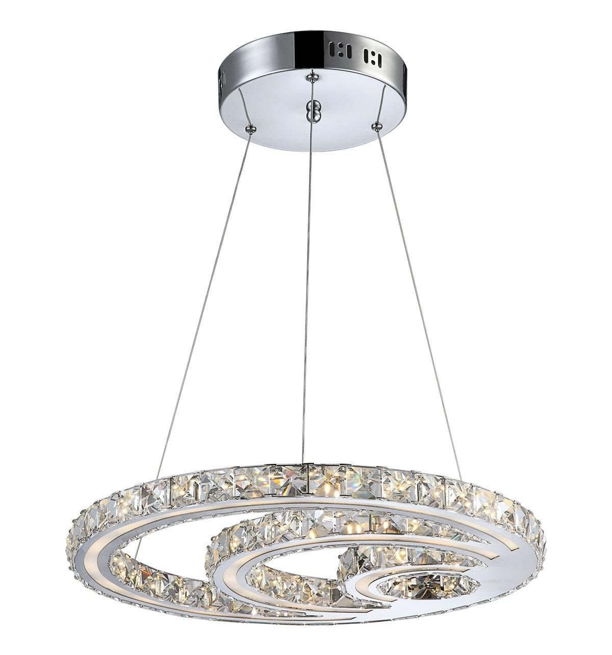 Подвесной светодиодный светильник Globo Miley 67052-30 GLOBO ДИЗАЙНЕРСКИЕ, MILEY 101509 Хром Ceramica Globo  - Вид №1