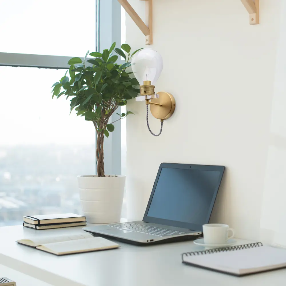 Бра «Атмосфера» 1хE14х5 Вт цвет золотой MW-Light STLM-2034373 - Вид №5