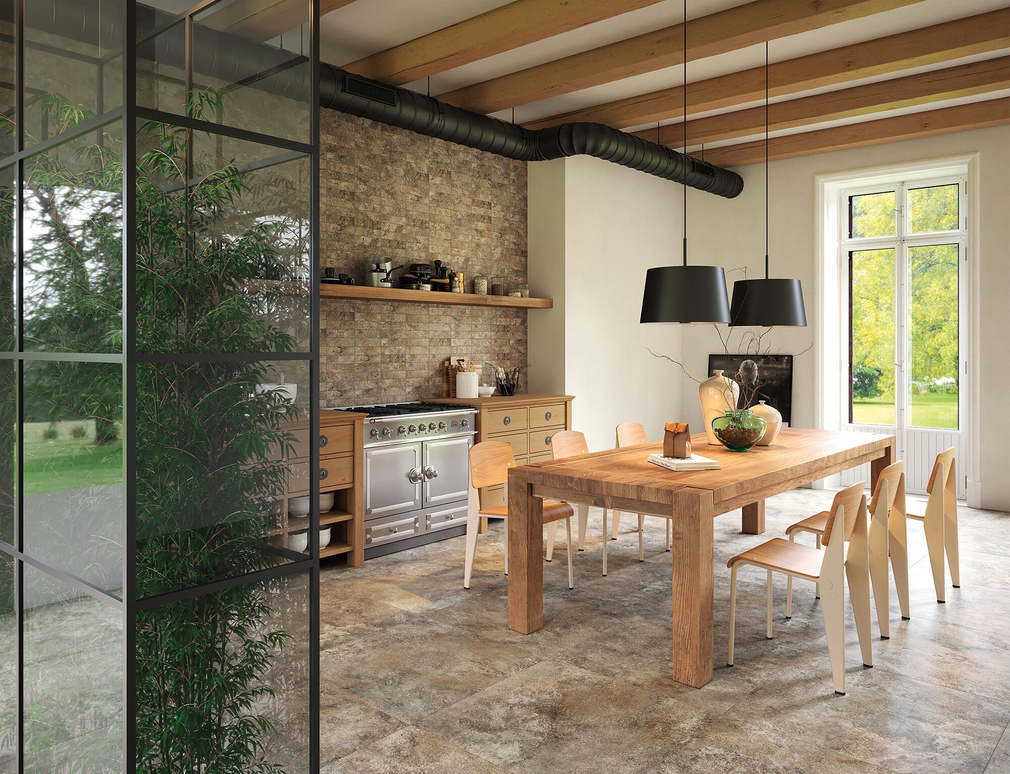 Пол / керамогранит с эффектом цемента FAP ceramiche Nobu ARCH-00091615 - Вид №18