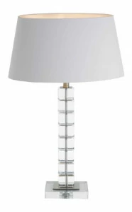 Настольная лампа Morna Crystal от RVAstley 5363 RVASTLEY КЛАССИЧЕСКИЕ 062014 Белый;прозрачный