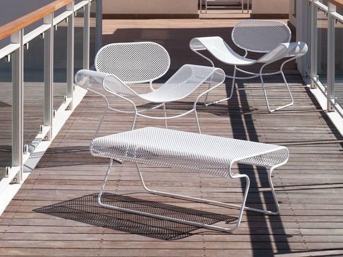 Talenti Прямоугольный садовый столик из стали Swell sun-id-1439800 - Вид №2