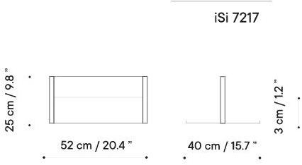 iSimar Полка из оцинкованной стали с порошковым покрытием Esther & tonin Isi 7217  - Вид №8