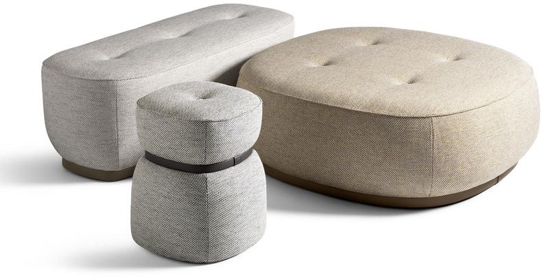 Poltrona Frau Мягкая скамья из ткани La collezione - divani e poltrone sun-id-1418578 - Вид №2