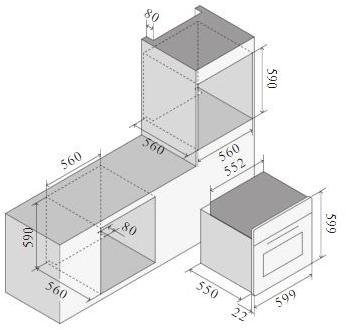 Ilve Многофункциональная электрическая духовка класса а + закаленное стекло Professional plus Ov60slt3 Santreyd  - Вид №1