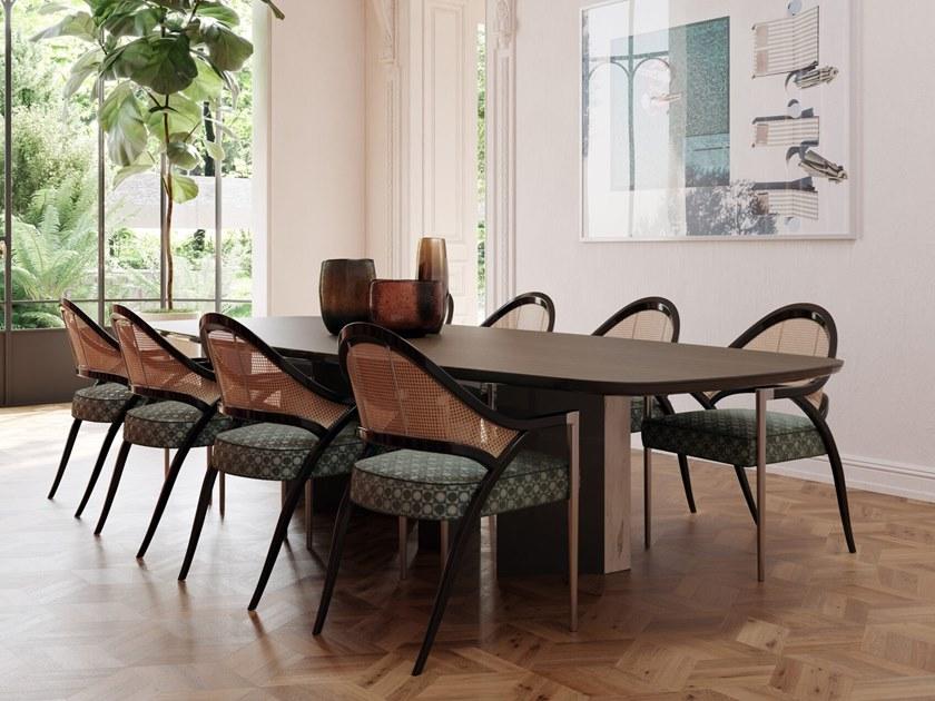 Jetclass Прямоугольный деревянный обеденный стол  Jar201 (a/b/c)  - Вид №3