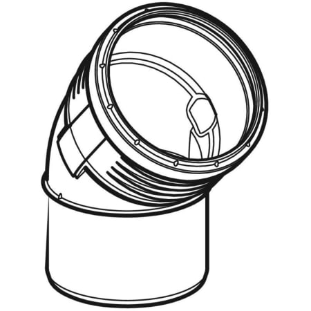 GEBERIT 390.322.14.1 Отвод Geberit Silent-PP  - Вид №1