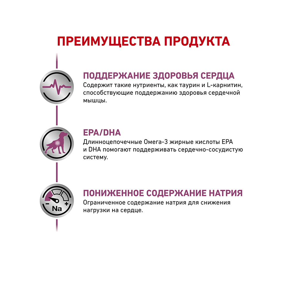 ПР0056393 Корм для собак Vet Diet Cardiac при сердечной недостаточности, птица банка 410г ROYAL CANIN  - Вид №2