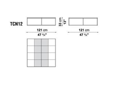 Квадратный садовый стол из керамогранита B&B Italia Outdoor Canasta ARCH-00085770 - Вид №3