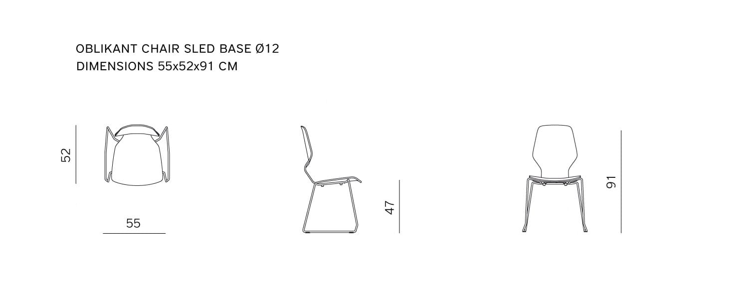 Штабелируемый стул из фанеры prostoria Oblikant ARCH-00115180 - Вид №4