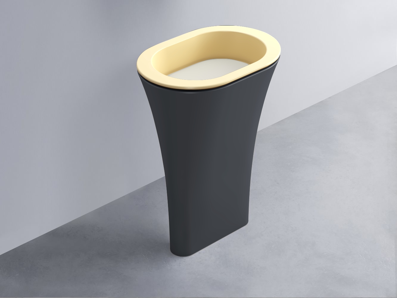 AMLA65-CN+AMPILO-TL+AMCOLO-BA Раковина Amedeo Ovale отдельностоящая cielo Enjoy + Amedeo Ceramica Cielo