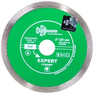 88895097 Диск алмазный по керамограниту Trio-Diamond Ultra Thin Expert UTE522 сплошной 125x22.2x1.2 мм STLM-1517618