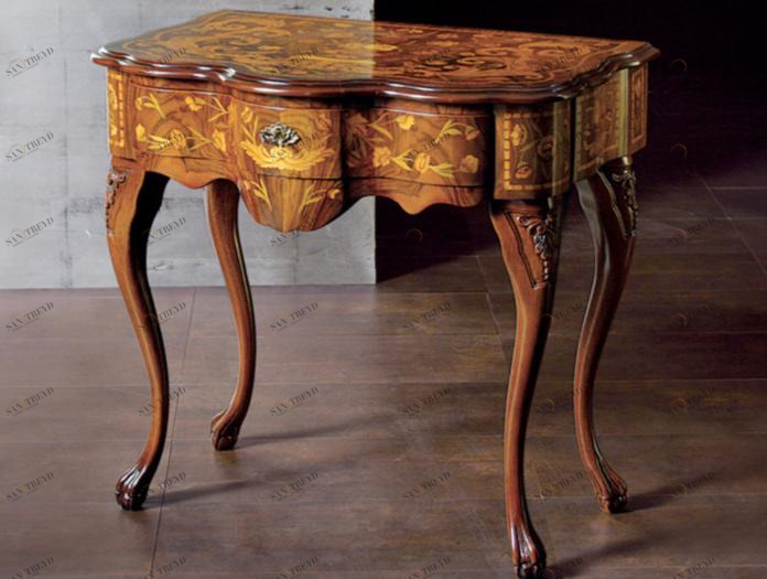 Rozzoni Высокий прямоугольный деревянный стол Classic sun-id-1346375