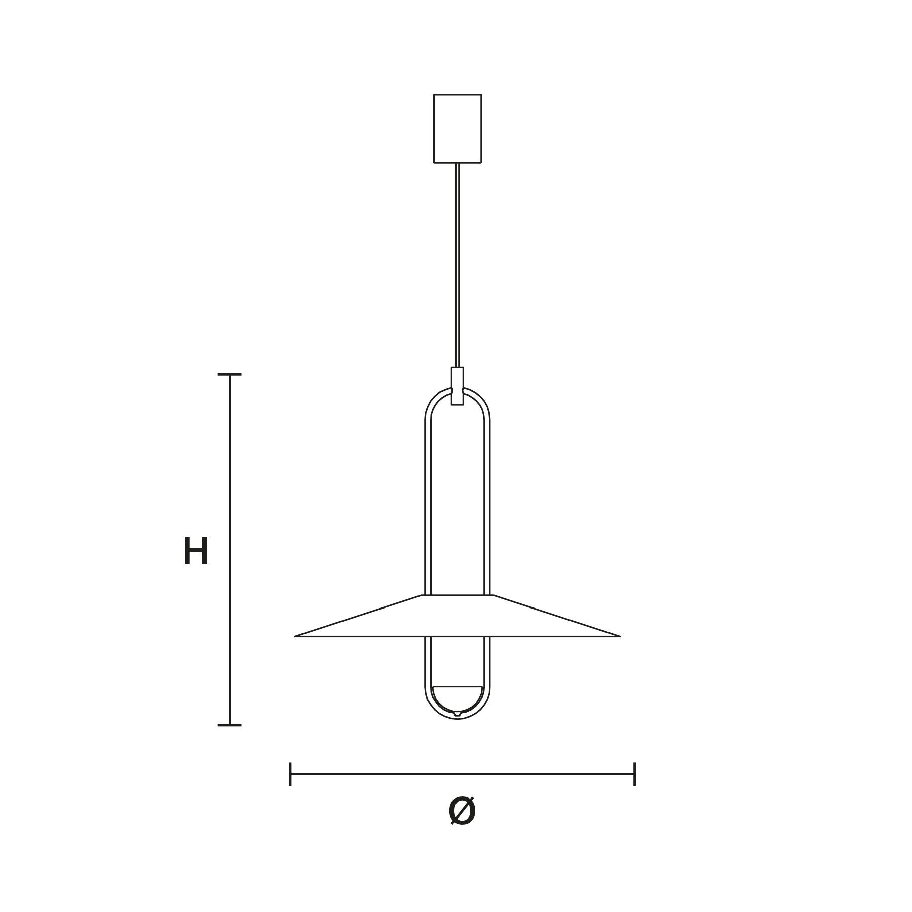 Металлический светодиодный подвесной светильник Masiero Luppiter ARCH-00031505 - Вид №2