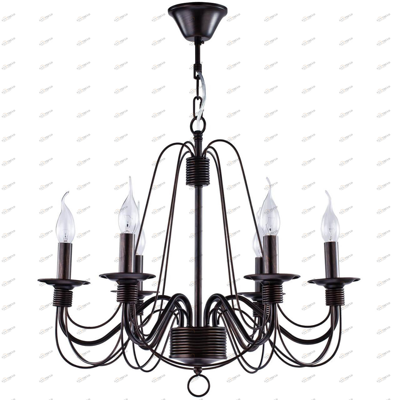 Подвесная люстра Freya Velia FR2046-PL-06-BR FREYA VELIA BLACK 186141 Черный 