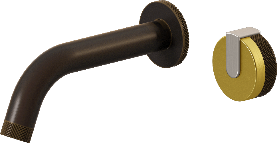 E-11535-R1BB-L1BNi-OB Настенный прогрессивный смеситель скрытого монтажа для раковины GRAFF MOD+