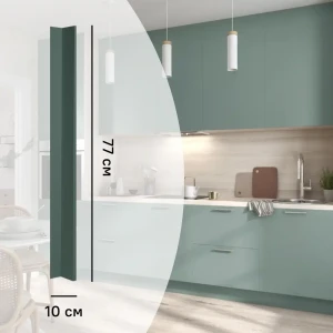 Фальшпанель для кухонного шкафа София 10x77 см KONSENSA ДСП цвет зеленый