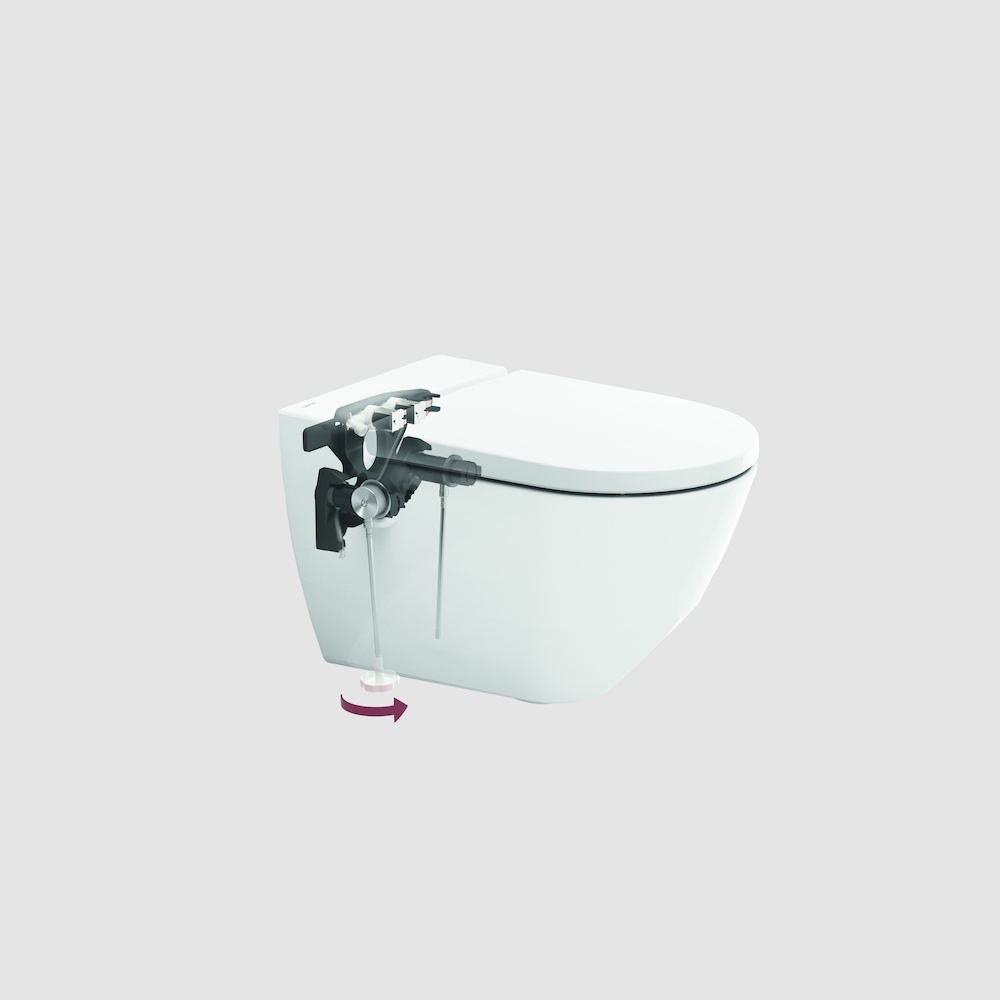 H8206014007171 Подвесной унитаз-биде, безободковый rimless, включает в комплект съемное сиденье с крышкой с механизмом "мягкое закрывание" LAUFEN PRO - Вид №28