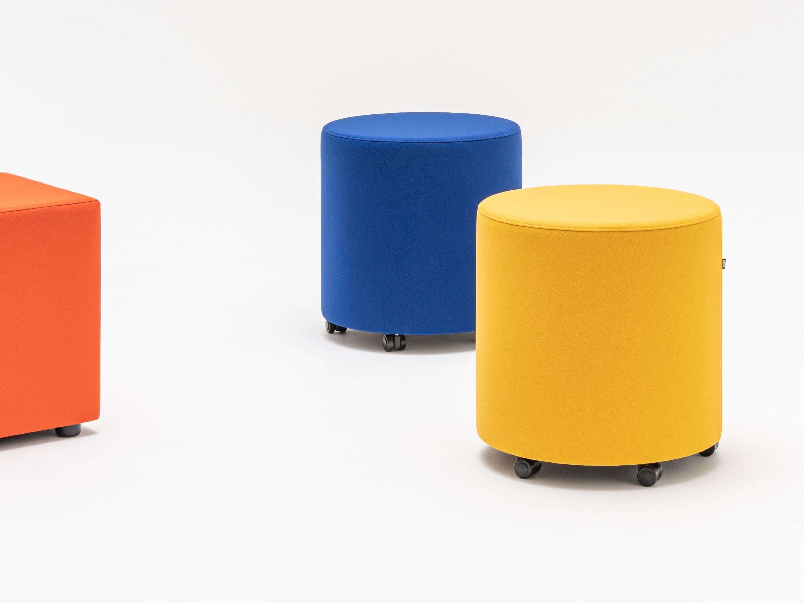 Круглый пуф из ткани MDD Mix ARCH-00032658 - Вид №17