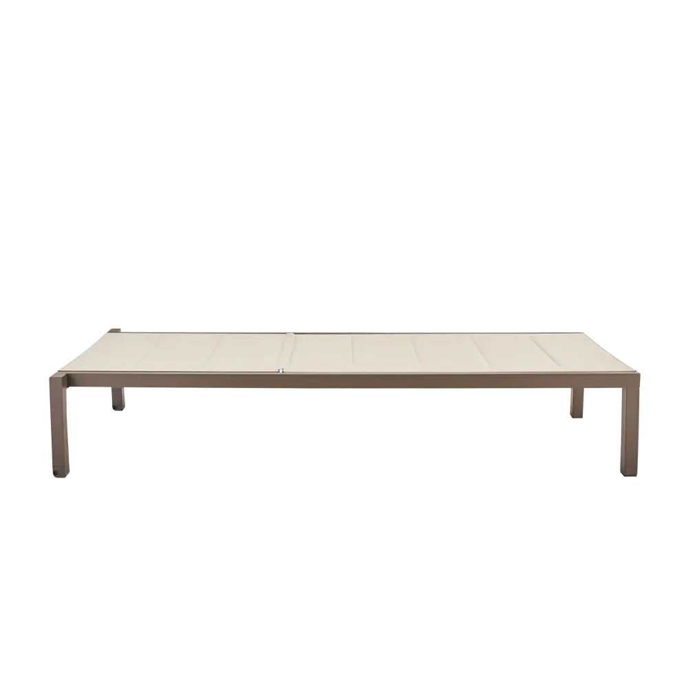 Шезлонг Naterial Aquila II 200x36x75 см алюминий/текстилен бежевый/коричневый 84494103 STLM-2085430  - Вид №2