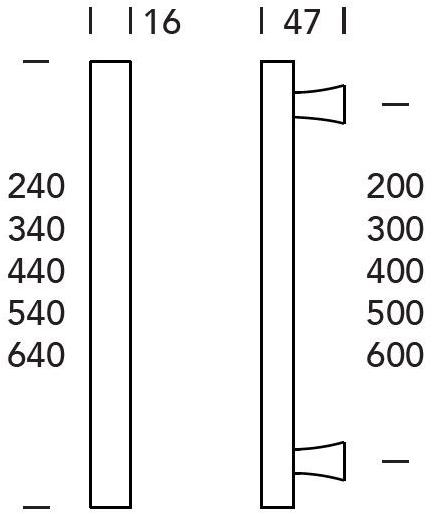 Reguitti Ручка из латуни Laser A130md***c0 - Вид №1