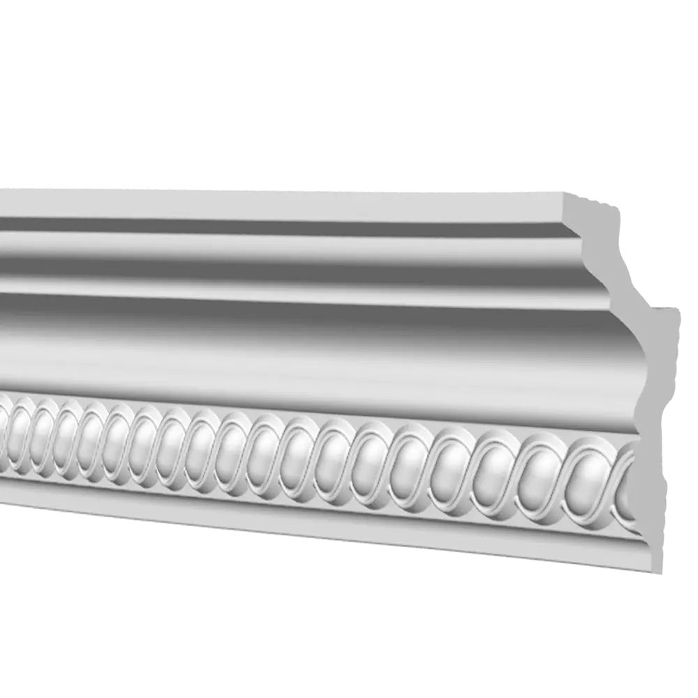 Плинтус потолочный полистирол инжекционный Format 207570 белый 39x64x2000 мм STLM-2062427